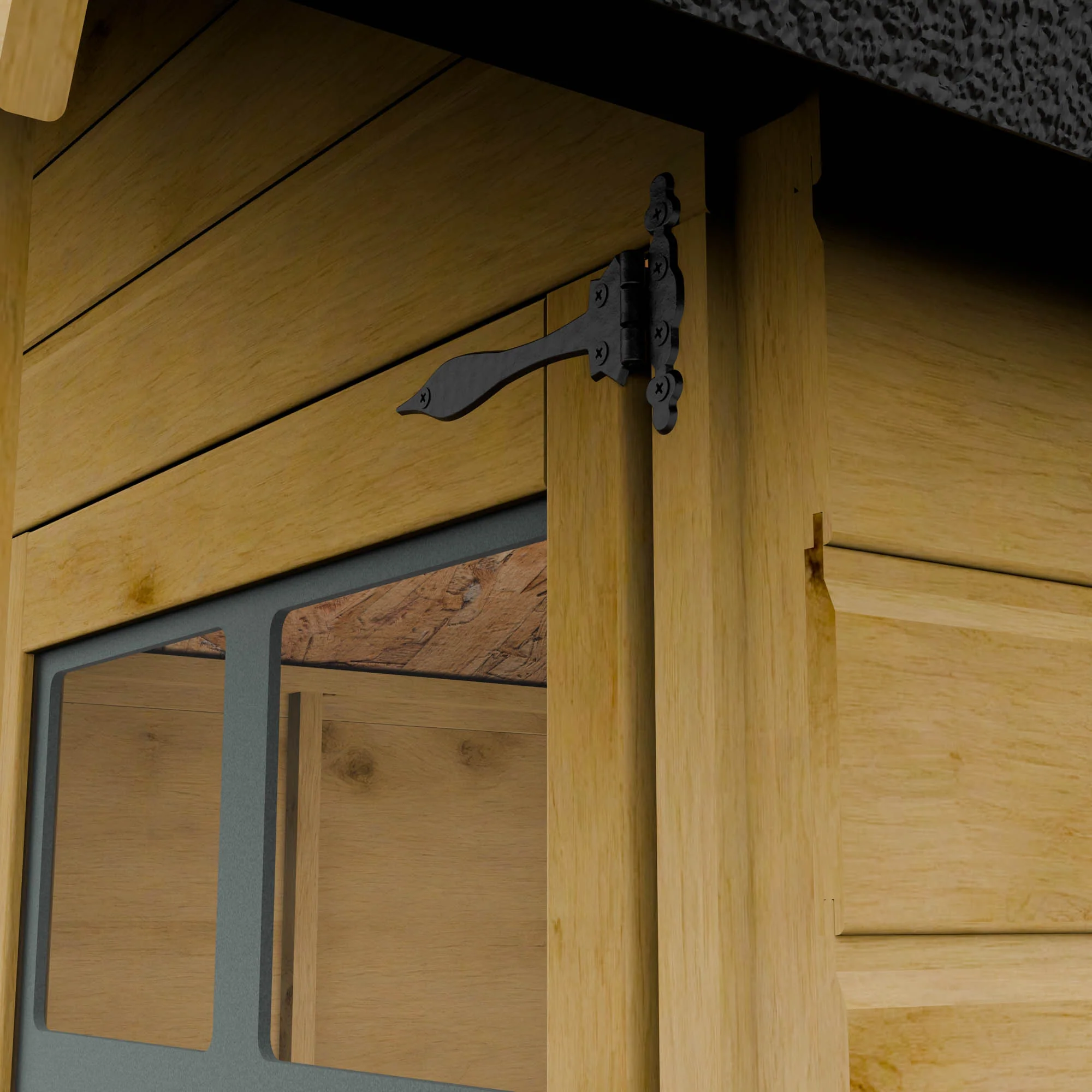 Poppy Tower Wooden Playhouse - Image 8