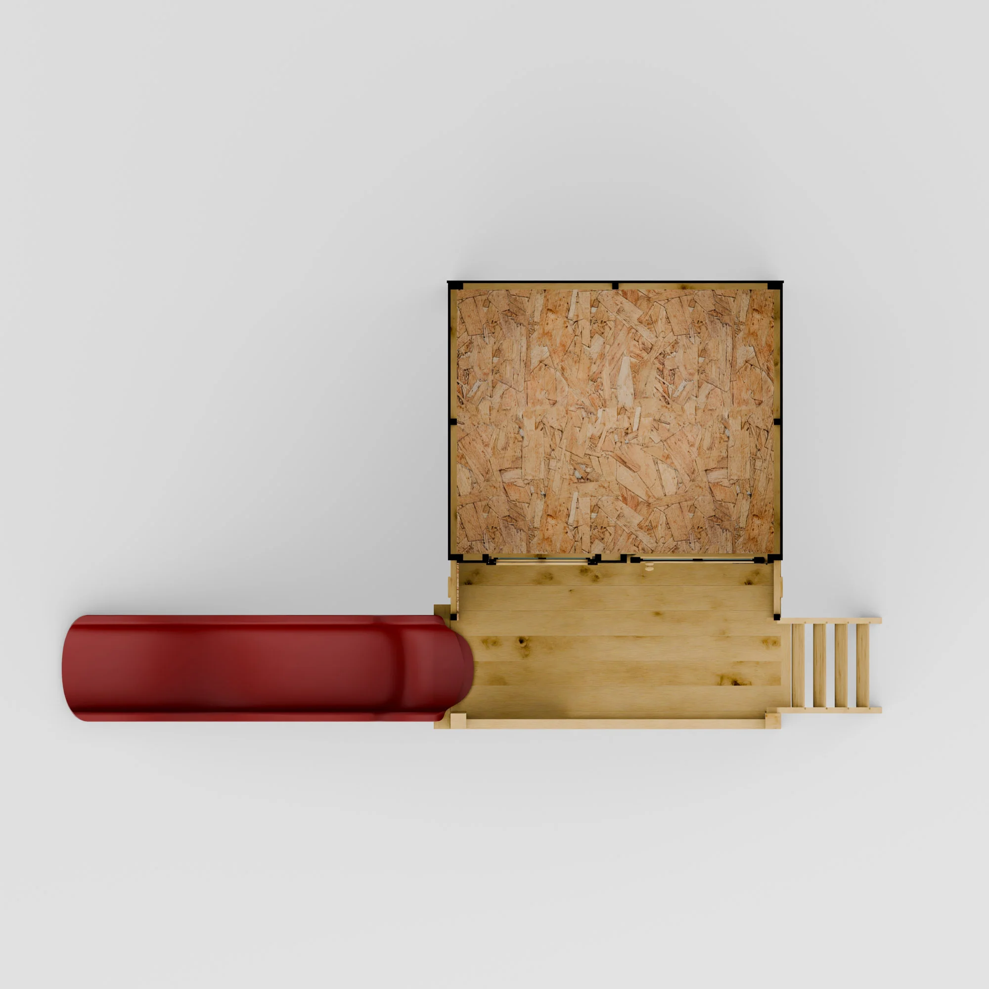 Poppy Tower Wooden Playhouse with Slide - Image 12