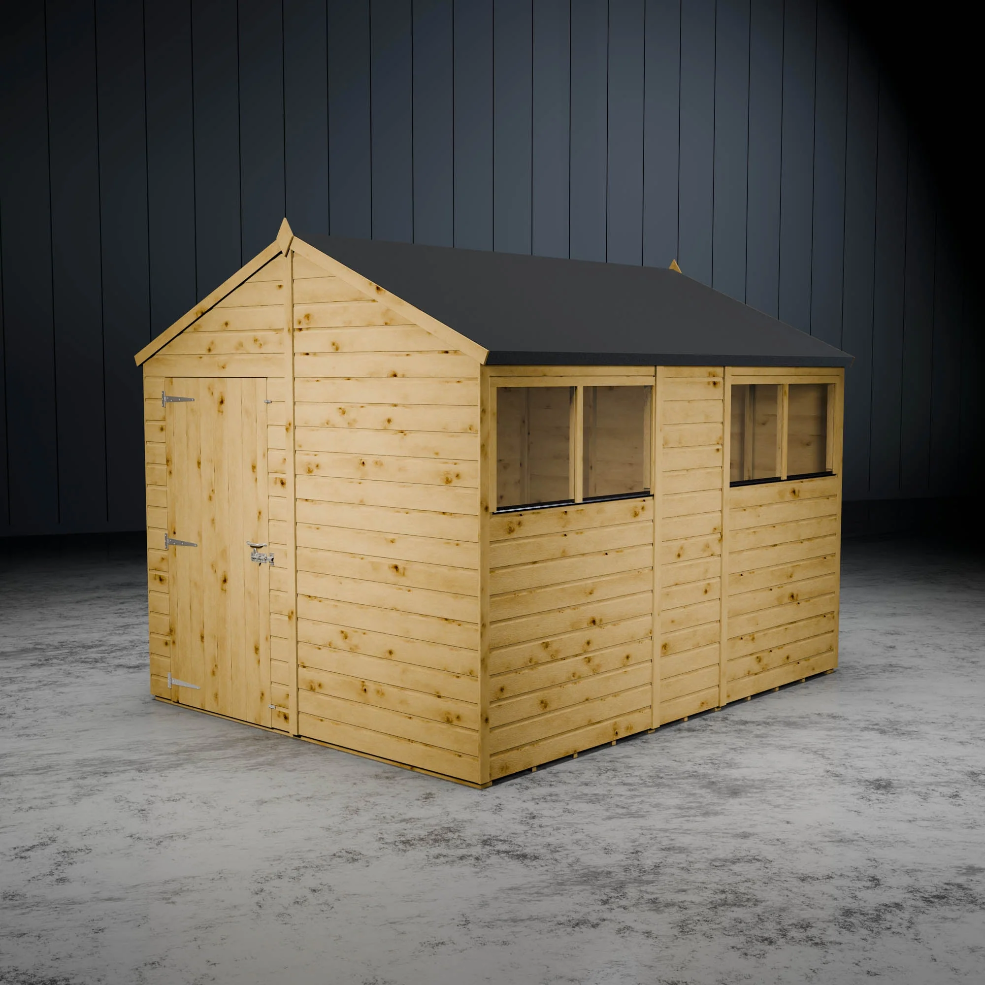 Woodsman Shiplap Apex Wooden Shed - Image 6