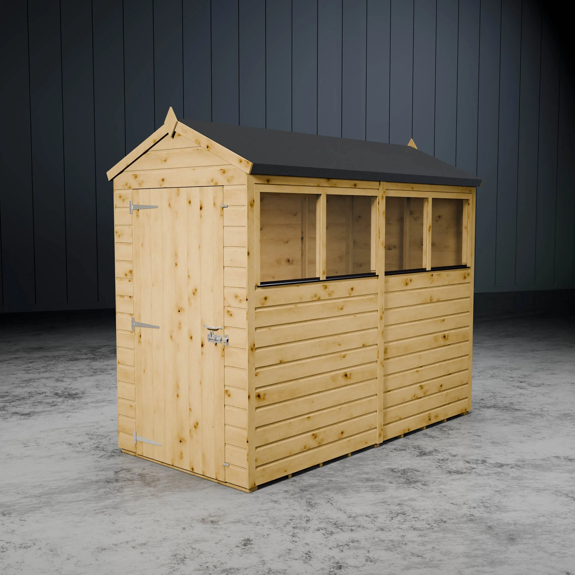 Woodsman Shiplap Apex Wooden Shed - Image 8